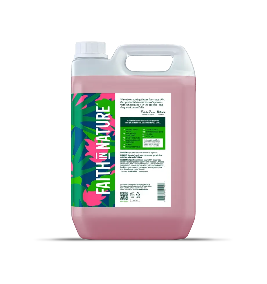 Faith in Nature Dragon Fruit handzeep 5L navulling