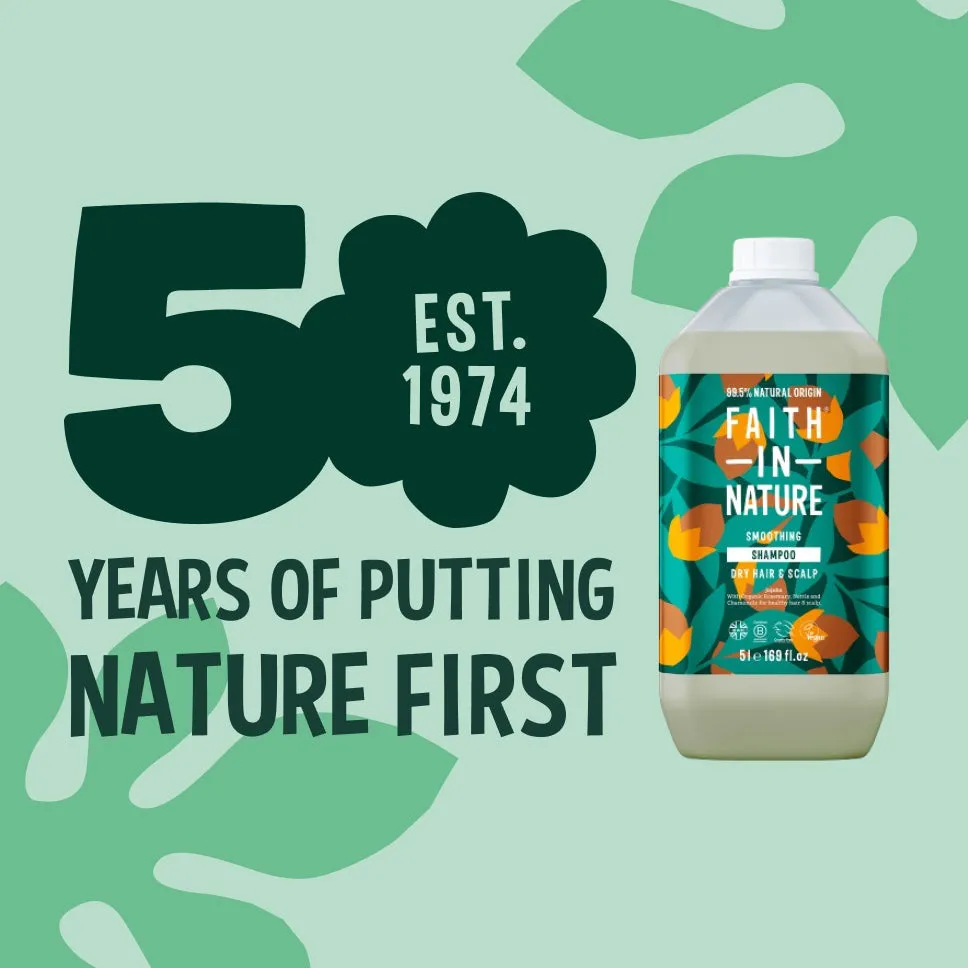 Faith in Nature Jojoba shampoo 5L droog haar navulling