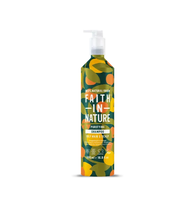 Faith in Nature Grapefruit Orange shampoo 500ml aluminium