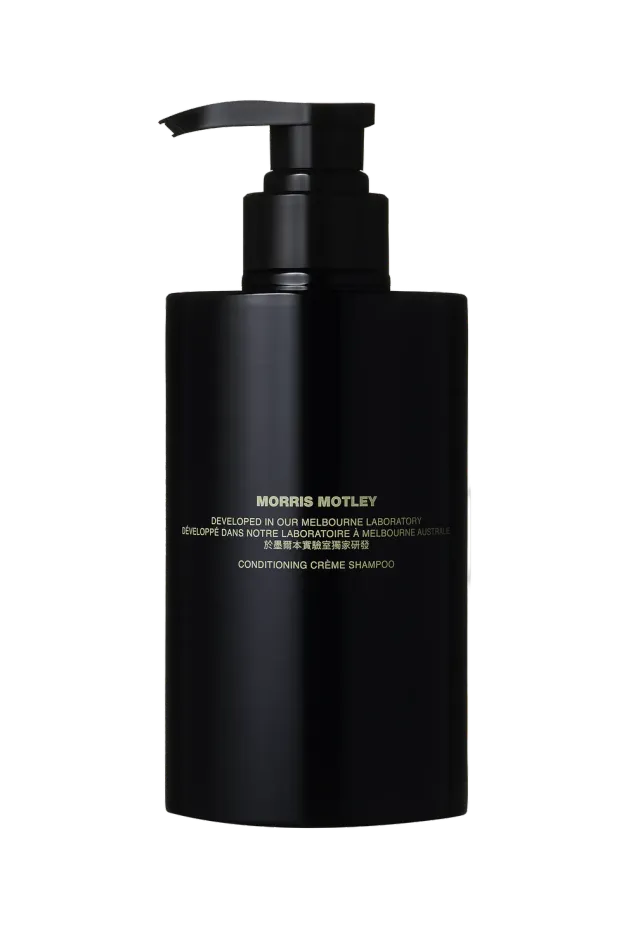 Morris Motley Conditioning Crème Shampoo fles 500ml Amyris Leather