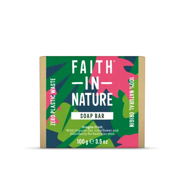 Faith in Nature Dragon Fruit zeepblok fruitig vegan