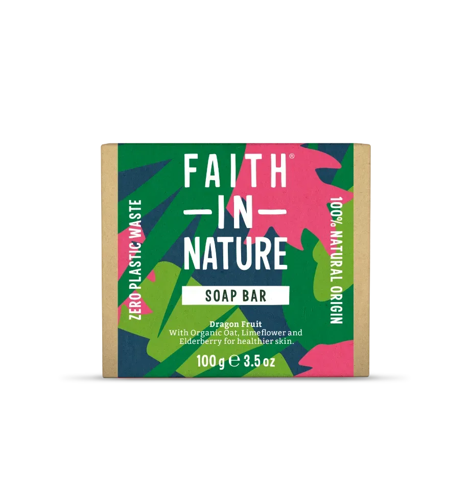 Faith in Nature Dragon Fruit zeepblok fruitig vegan