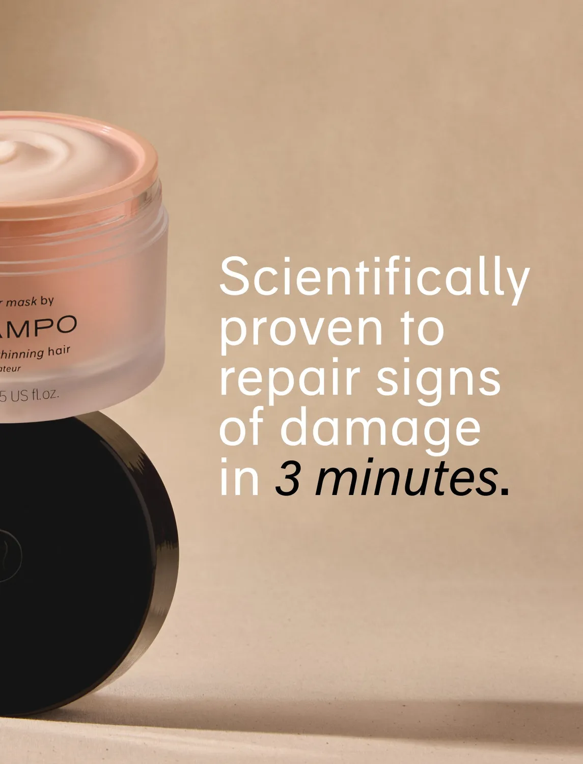 Chāmpo Repair Mask haarmasker 150ml voor fijn haar