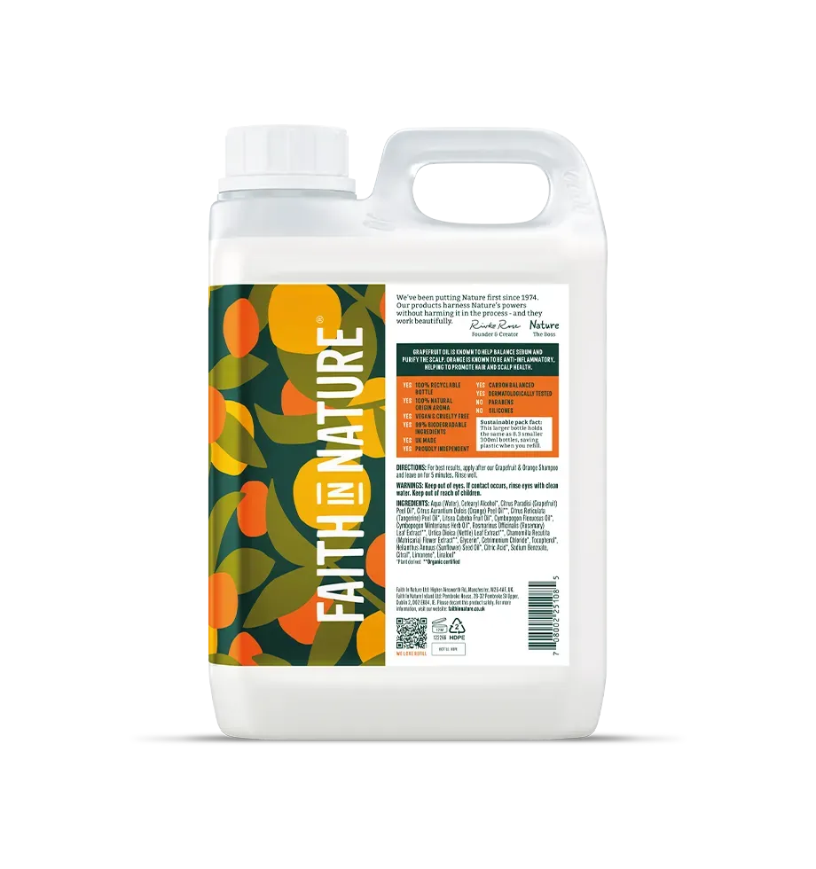 Faith in Nature Grapefruit & Orange conditioner 2,5L vet haar