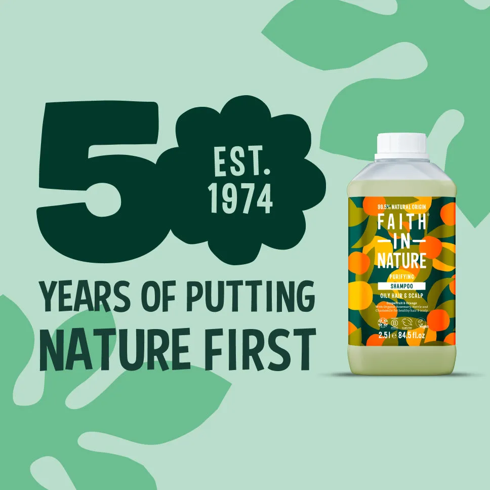 Faith in Nature Grapefruit & Orange shampoo + conditioner 2,5L vet haar