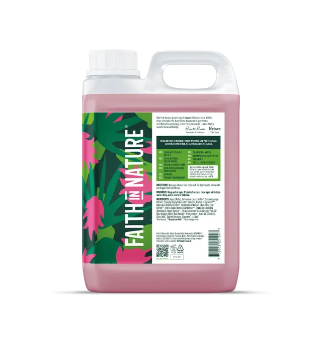 Faith in Nature Dragon Fruit shampoo 2,5L vette hoofdhuid