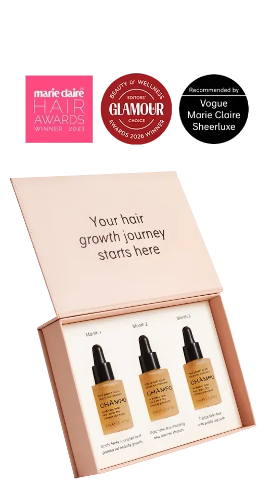 Chāmpo Pitta Growth Serum Trio Set haargroei serum 3-pack kuur