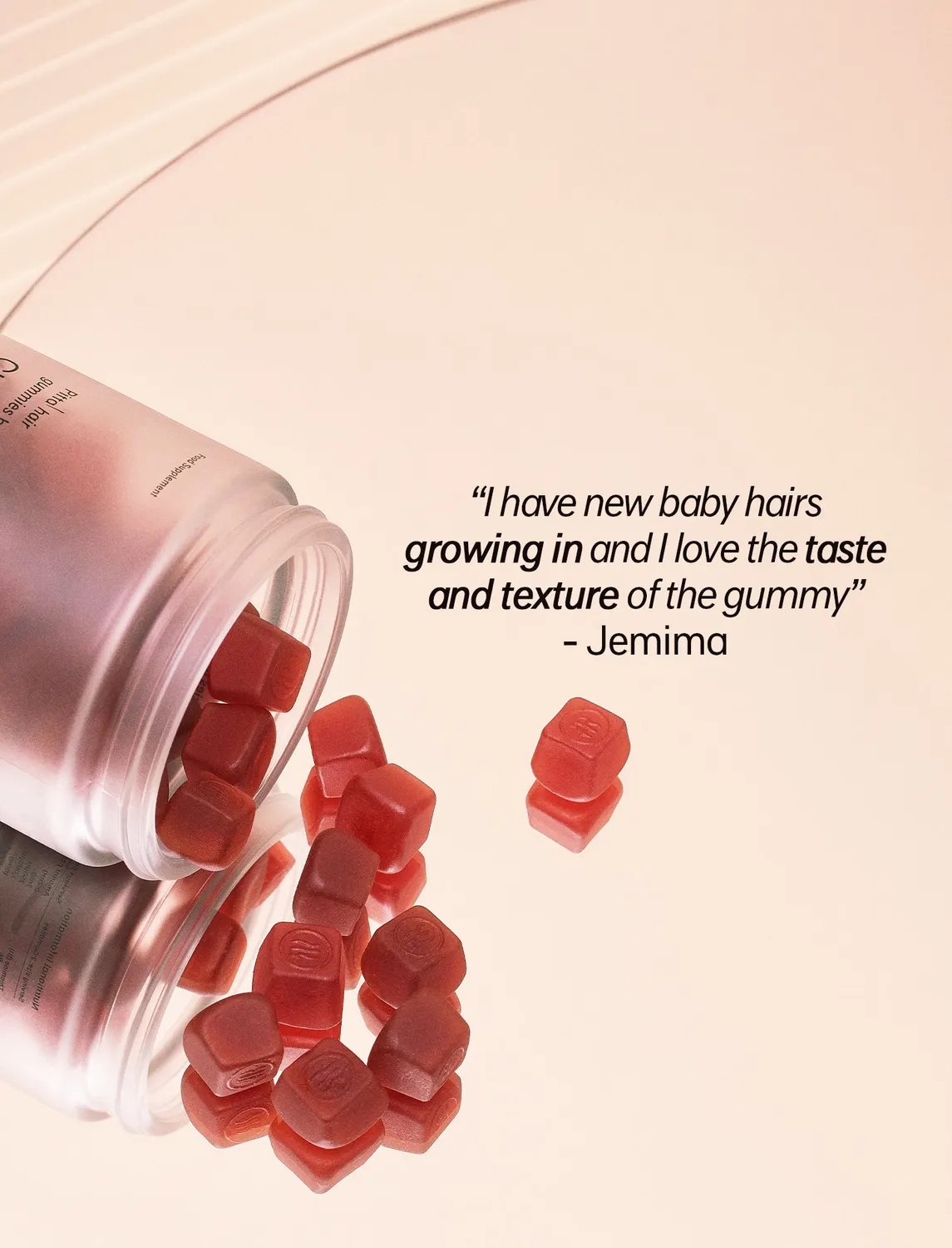 Chāmpo Hair Gummies haargummies 60 stuks bessen