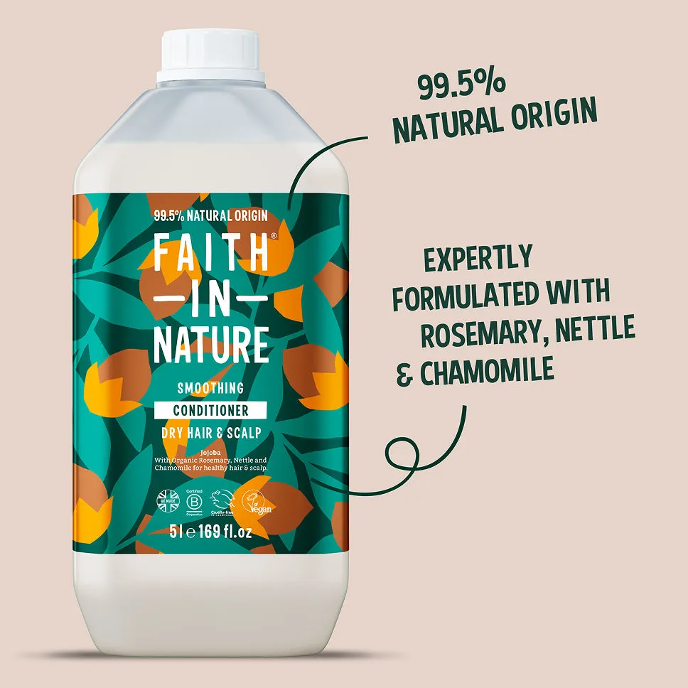 Faith in Nature Jojoba conditioner 5L glad droog haar