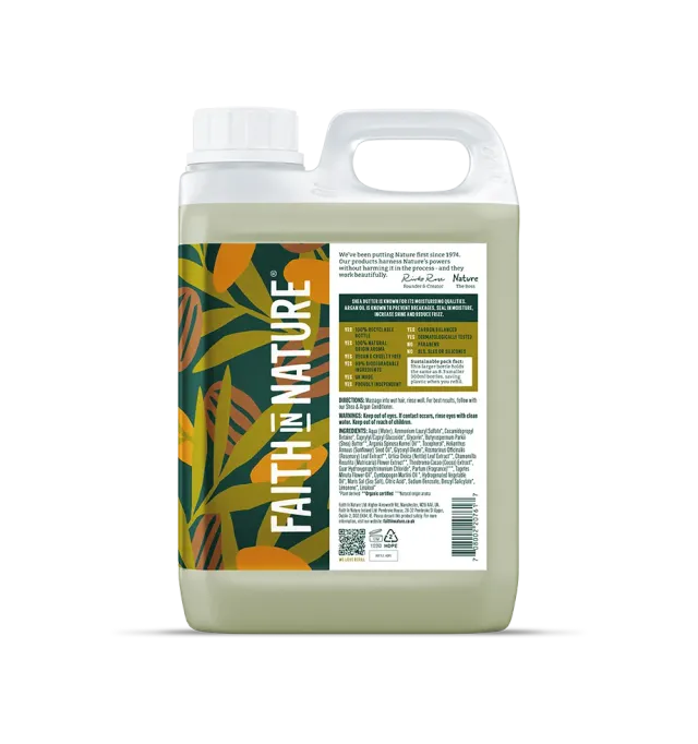 Faith in Nature Shea & Argan shampoo 2,5L krul