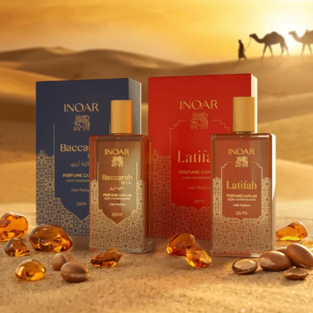 Inoar Latifah Baccarah Blue haarparfum oosterse geur