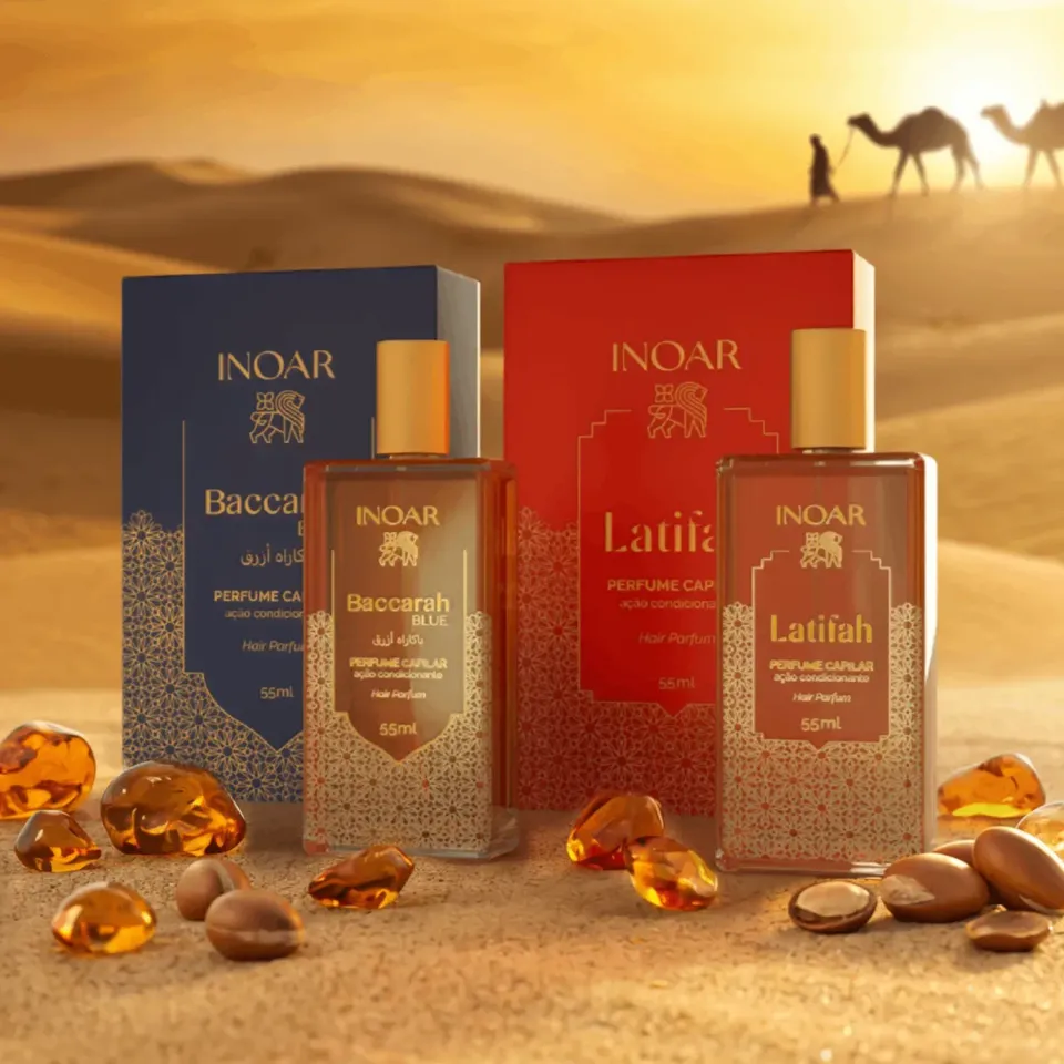 Inoar Latifah Baccarah Blue haarparfum oosterse geur