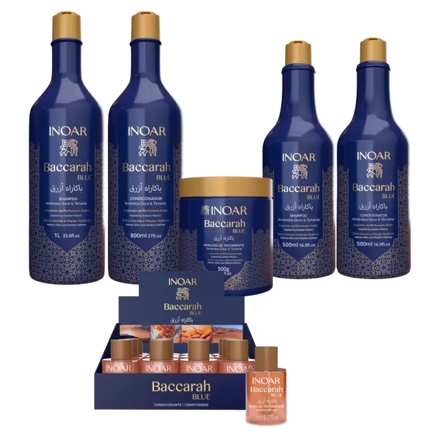 Inoar Baccarah Blue Shampoo oosters floraal