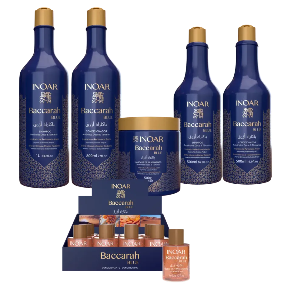 Inoar Baccarah Blue Shampoo oosters floraal