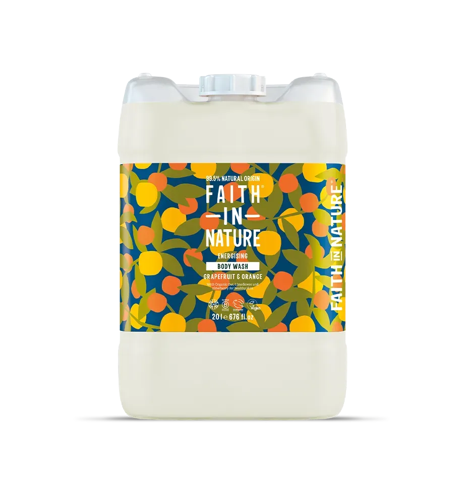 Faith in Nature Grapefruit & Orange douchegel 20L navulling