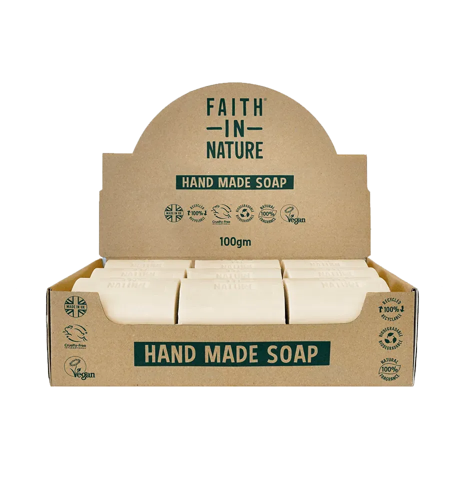 Faith in Nature Coconut zeep 18 stuks kokos plasticvrij