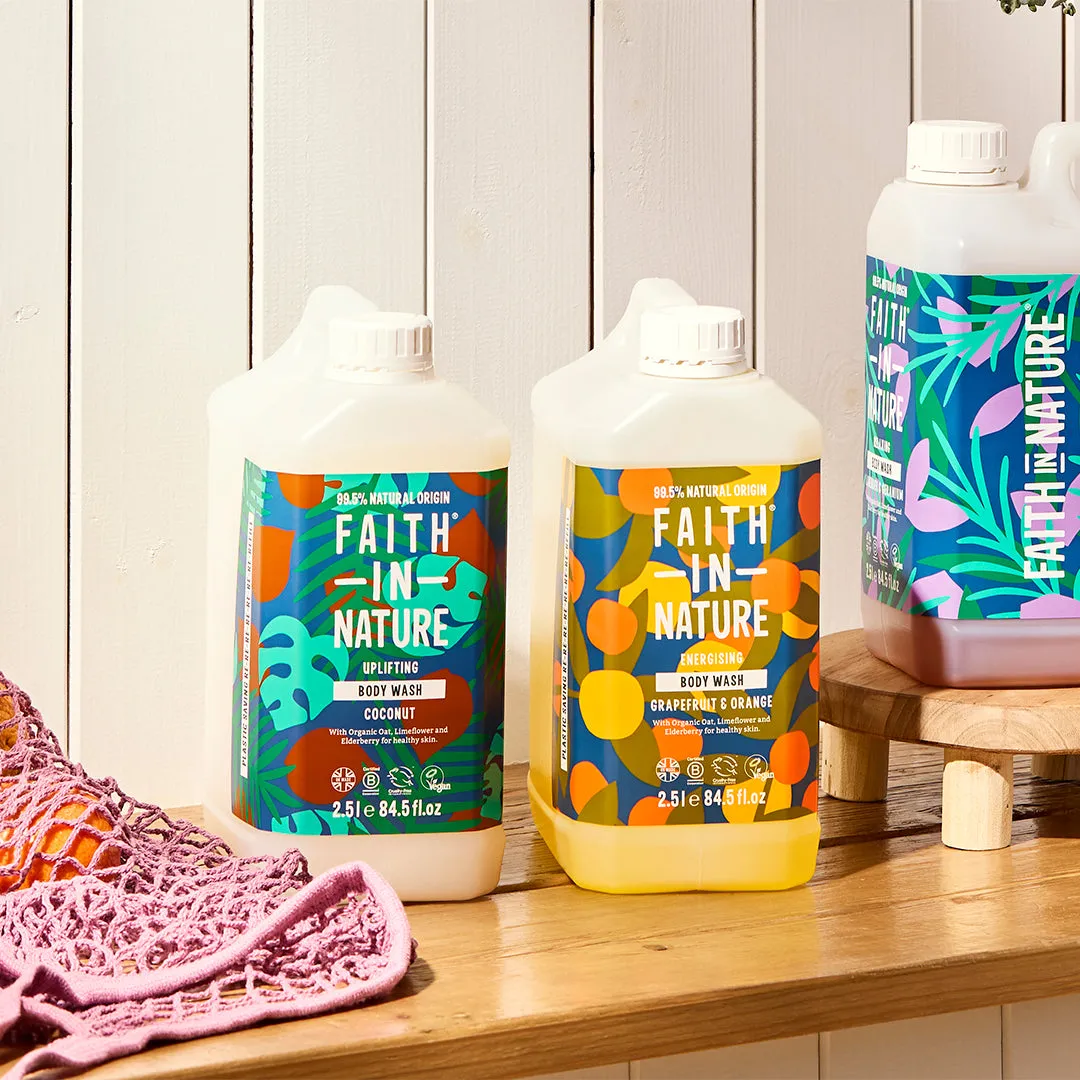 Faith in Nature Lavender & Geranium douchegel 2,5L aluminium
