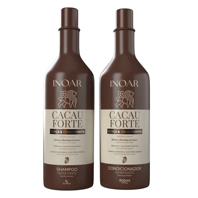 Inoar Cacau Forte shampoo cacaoboter kracht