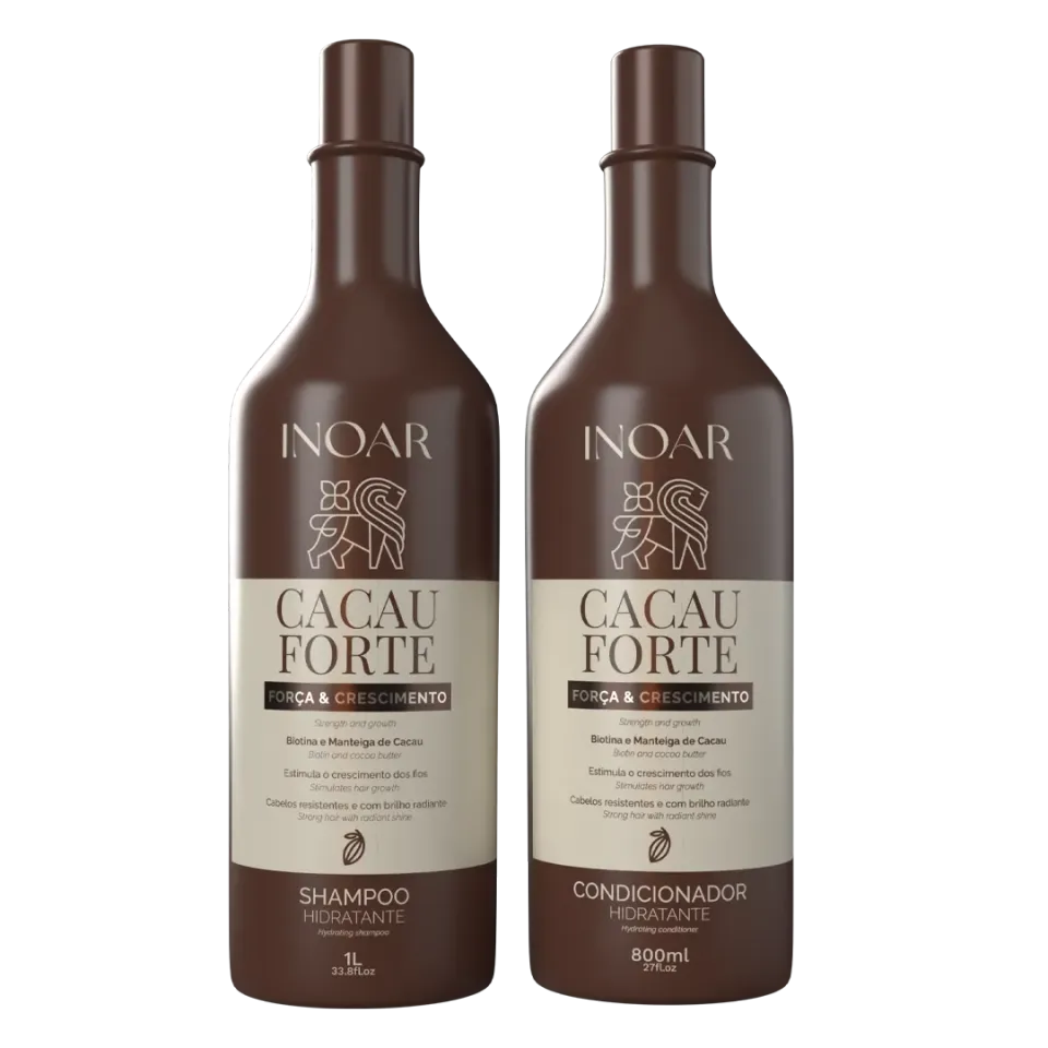 Inoar Cacau Forte shampoo cacaoboter kracht