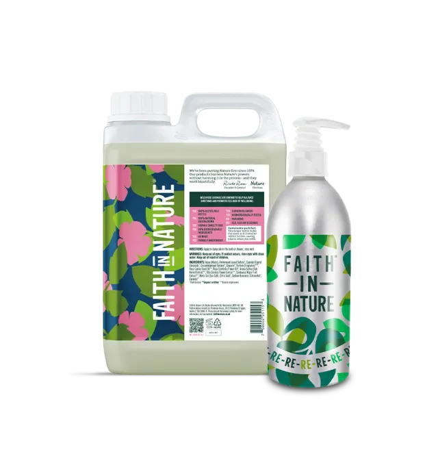 Faith in Nature Wild Rose douchegel 2,5L navulfles