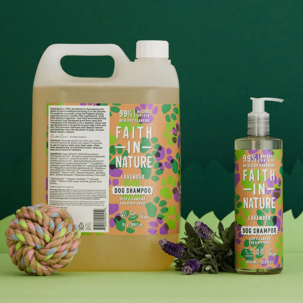 Faith in Nature Lavender hondenshampoo 5L navulling