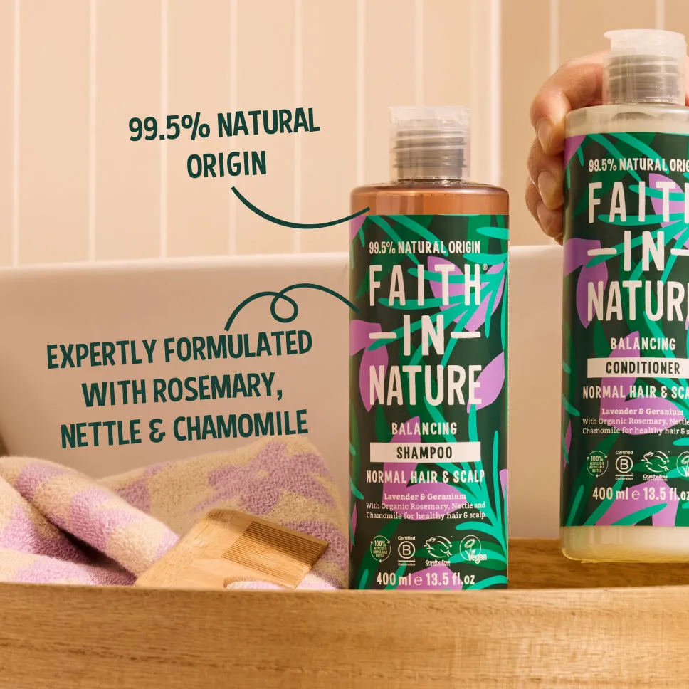 Faith in Nature Lavender & Geranium shampoo 400ml normaal