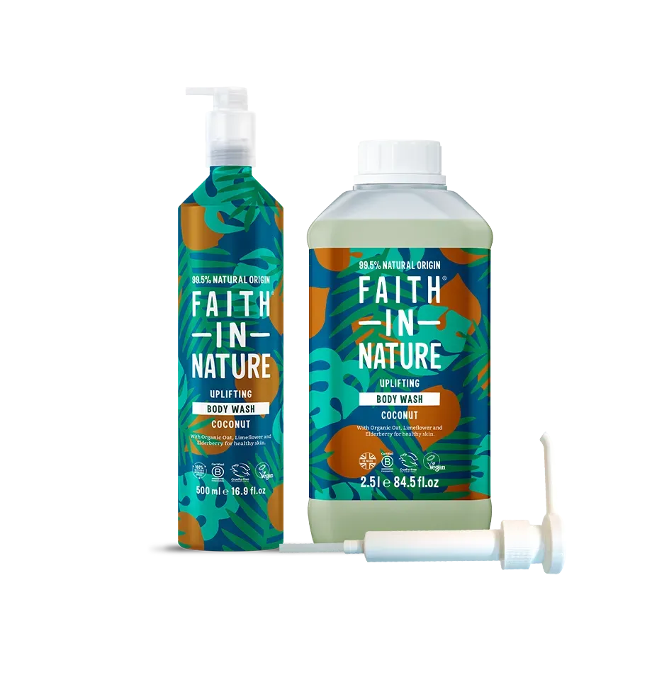 Faith in Nature Coconut bodywash aluminium set 3L kokos