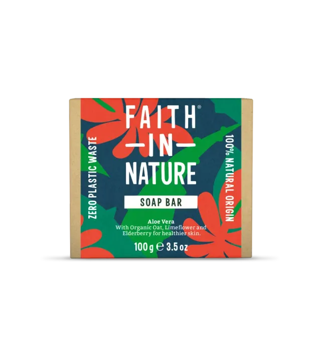 Faith in Nature Aloe Vera zeepblok natuurlijke huidzeep