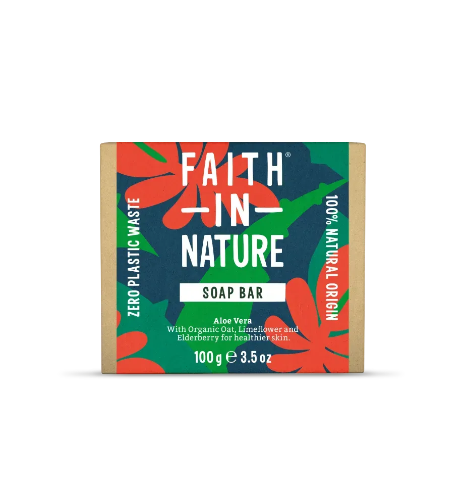 Faith in Nature Aloe Vera zeepblok natuurlijke huidzeep