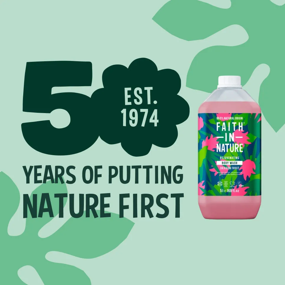 Faith in Nature Dragon Fruit douchegel 5L navulling