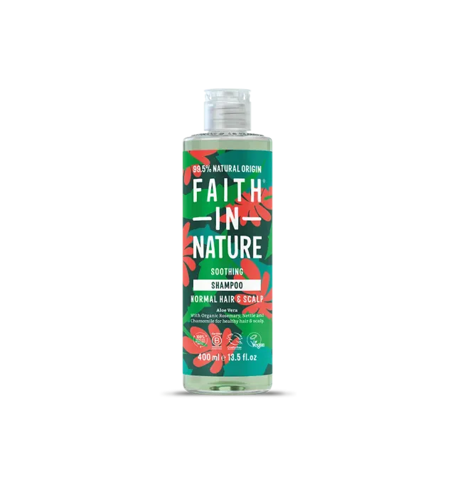Faith in Nature Aloe Vera shampoo 400ml gevoelige hoofdhuid