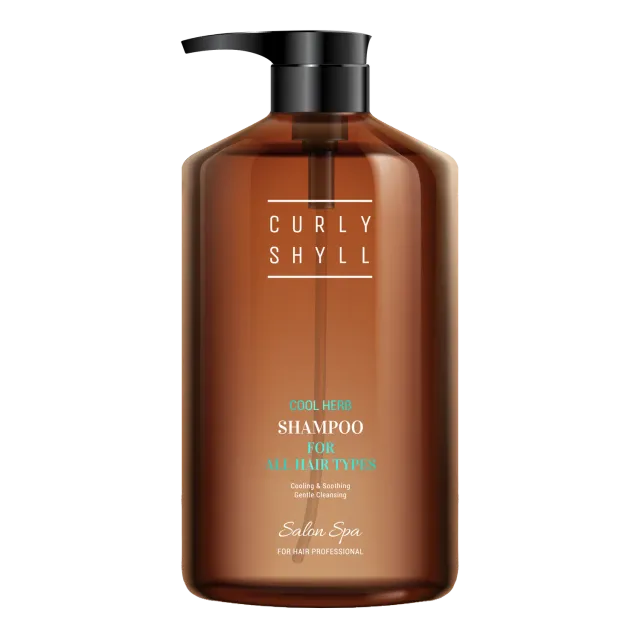 Curly Shyll Cool Herb Shampoo 1600ml alle haartypes verkoelend