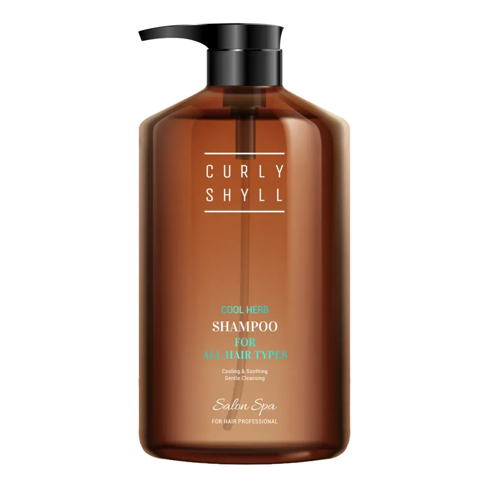 Curly Shyll Cool Herb Shampoo 1600ml alle haartypes verkoelend