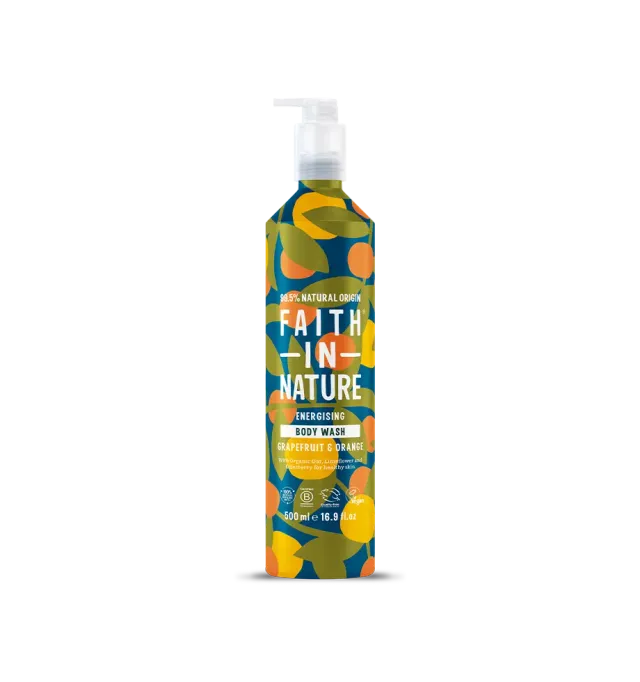 Faith in Nature Grapefruit & Orange douchegel 500ml aluminium