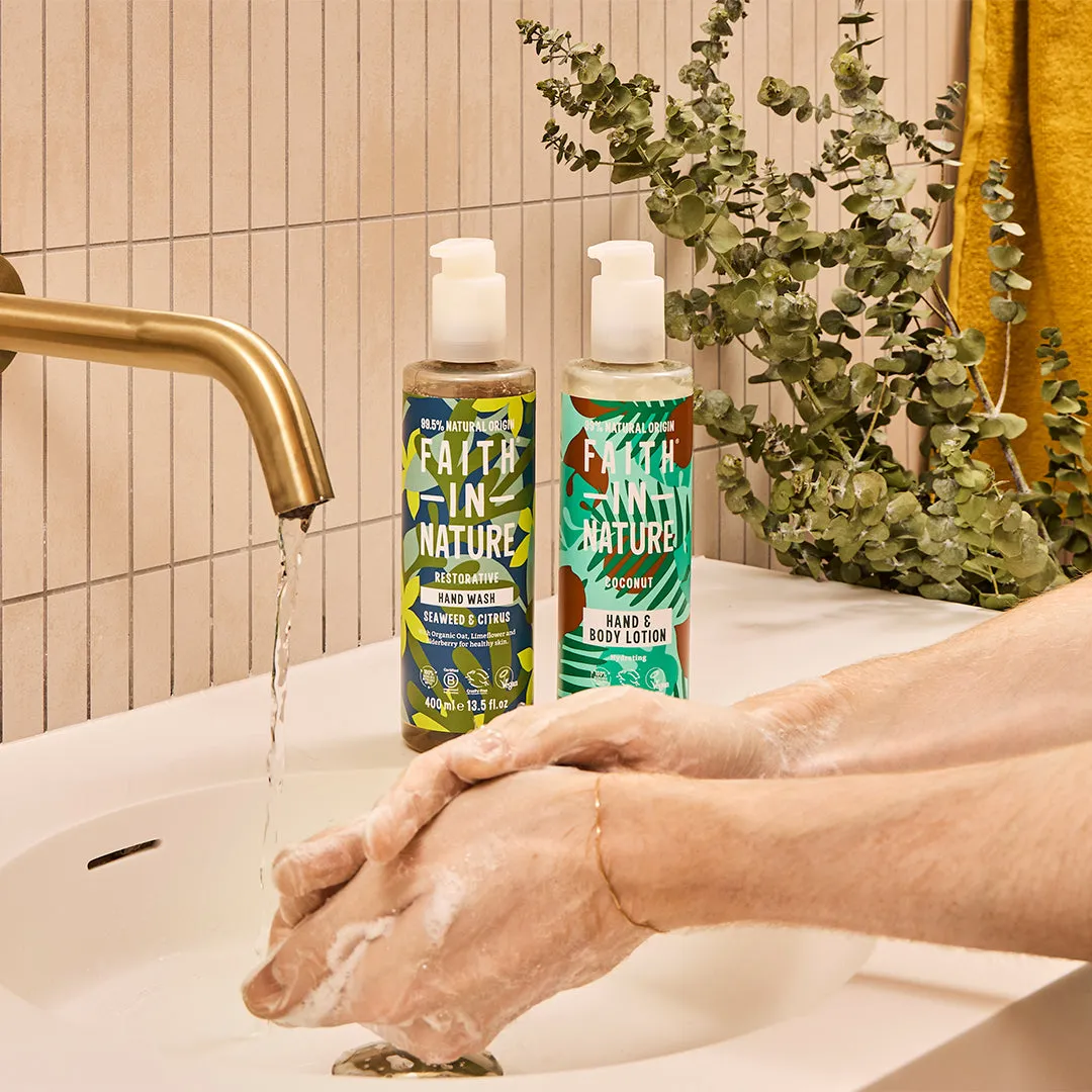 Faith in Nature Seaweed & Citrus handzeep 400ml vegan