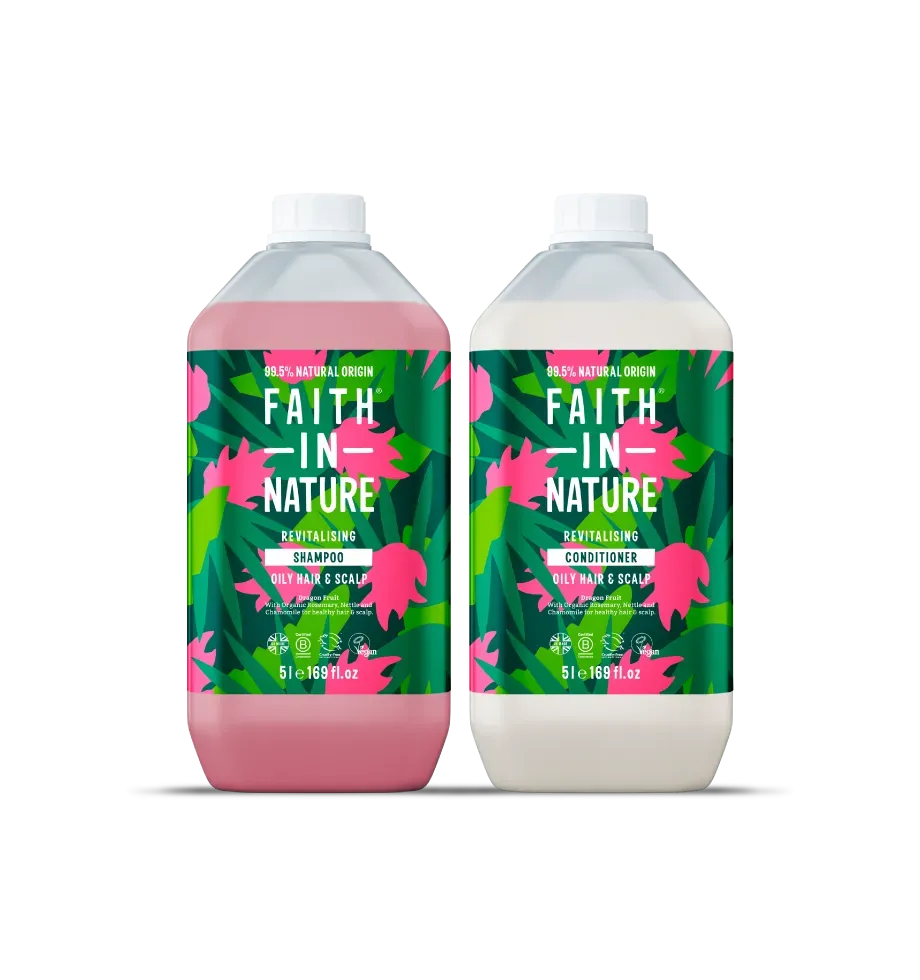 Faith in Nature Dragon Fruit shampoo+conditioner 2x5L set