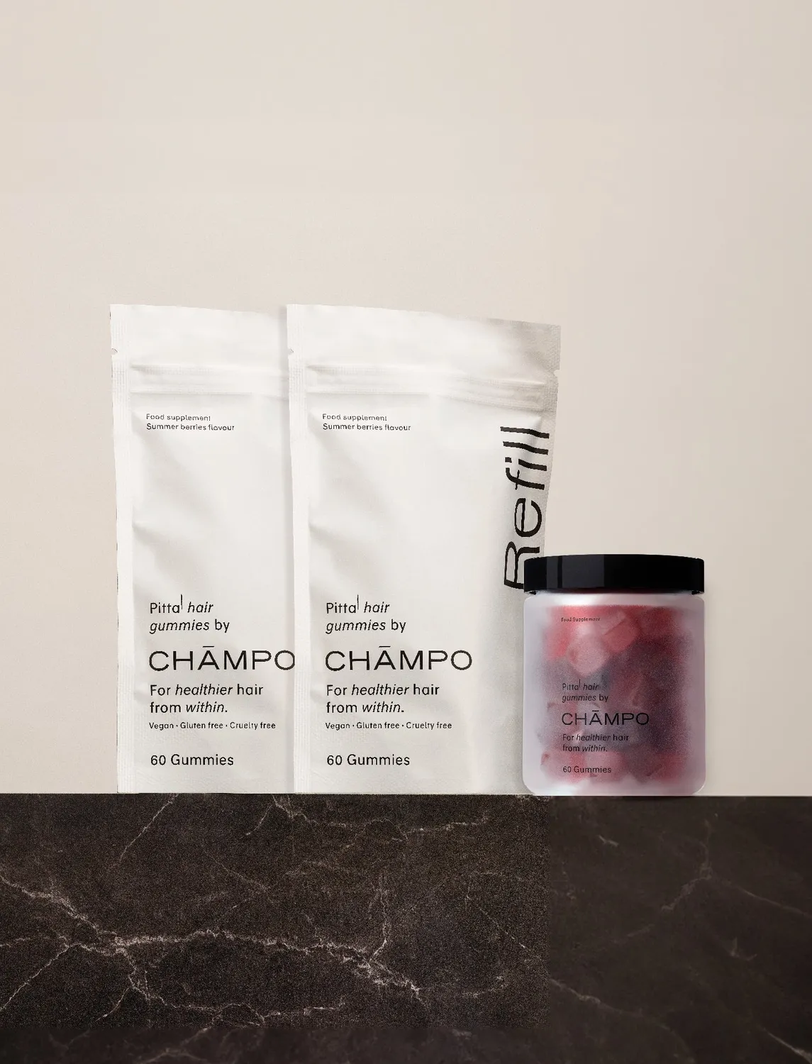 Chāmpo Hair Gummies haargummies startersset 12 weken