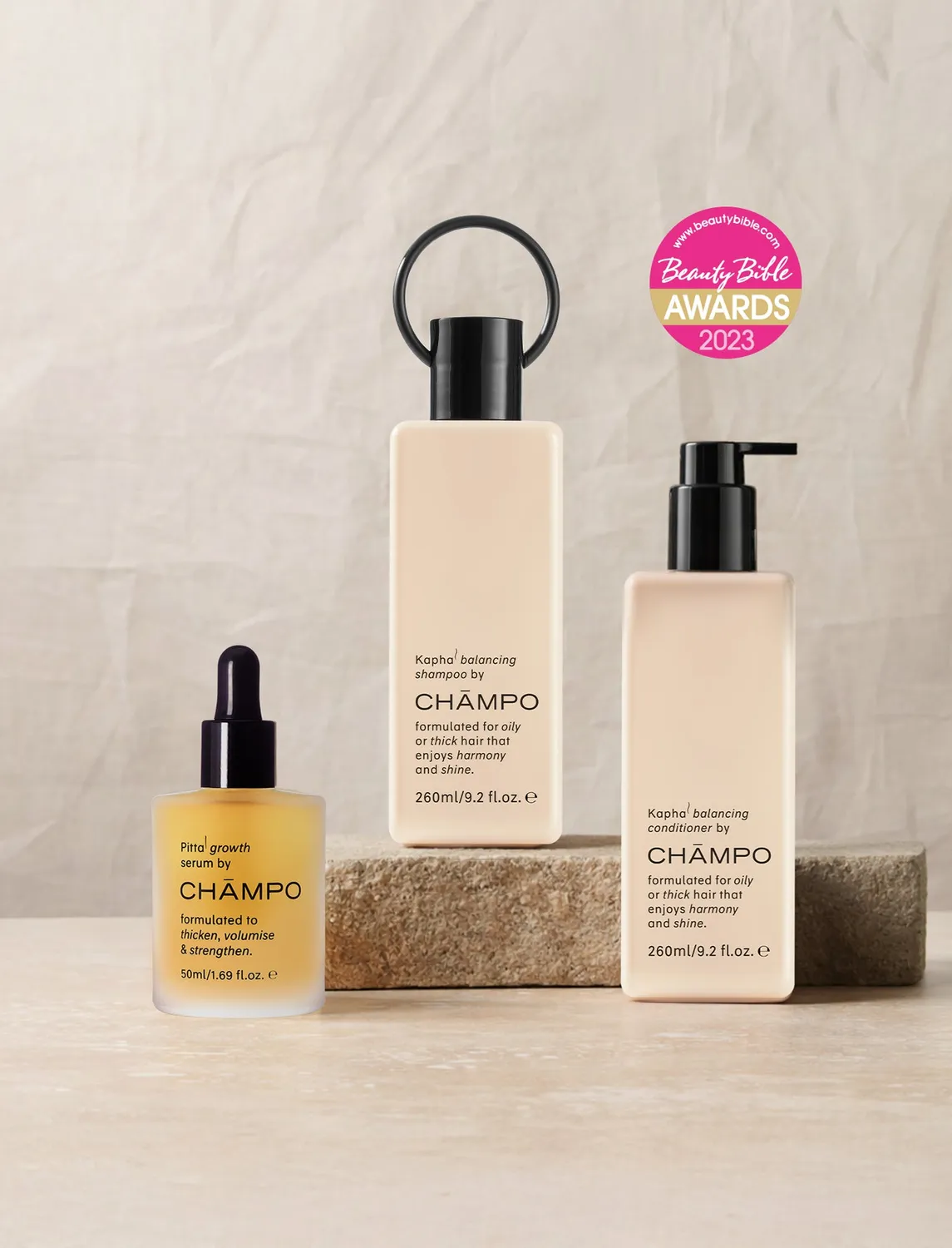 Chāmpo Kapha Balancing System+ haarset vet haar