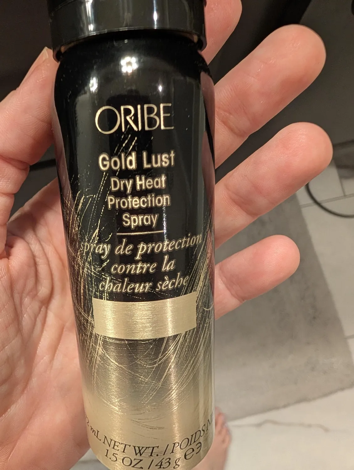 Oribe Gold Lust Dry Heat Protection spray Standard hitte
