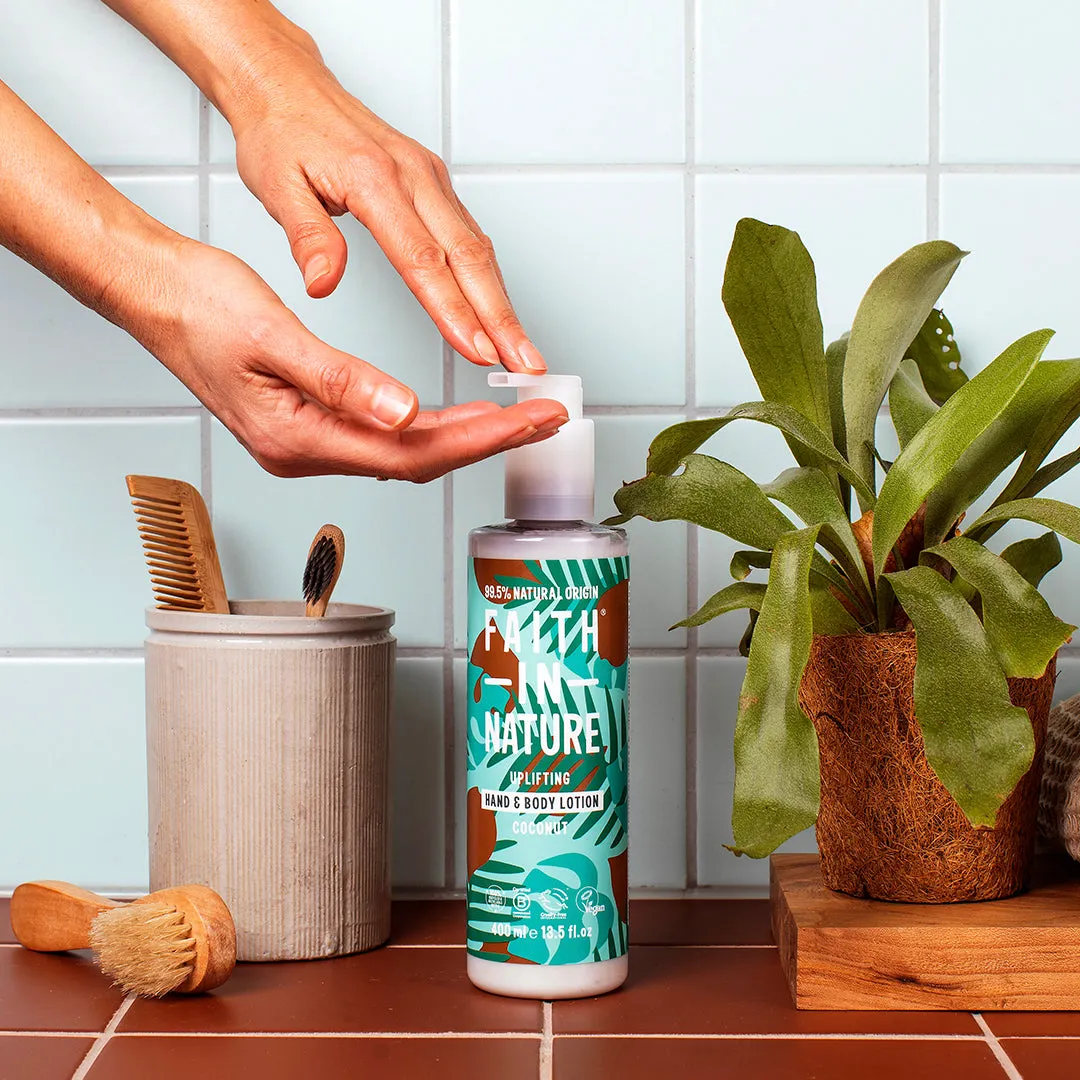 Faith in Nature Coconut hand & body lotion 400ml droge huid