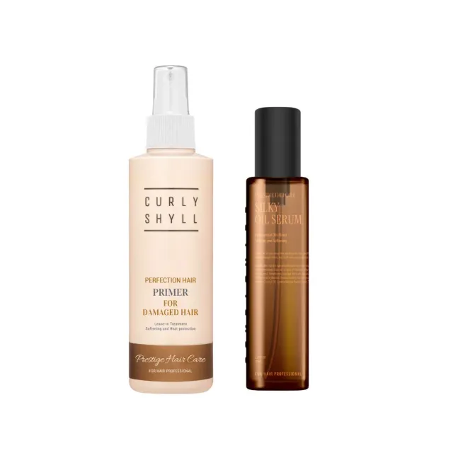 Curly Shyll Prestige Clinic Double Care haarset primer serum