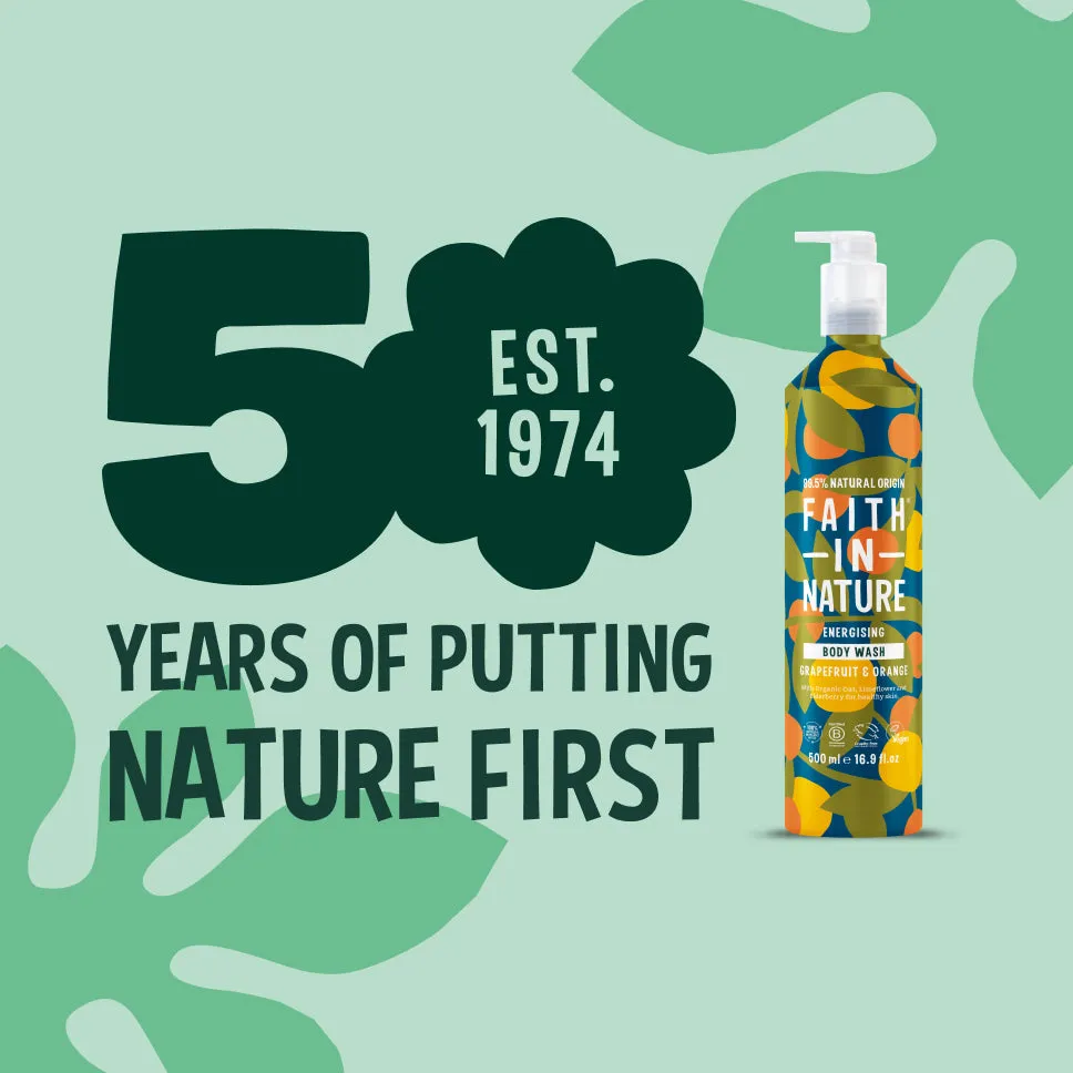 Faith in Nature Grapefruit & Orange douchegel 500ml aluminium