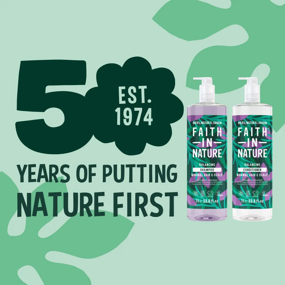 Faith in Nature Lavender & Geranium shampooset normaal haar 2x1L
