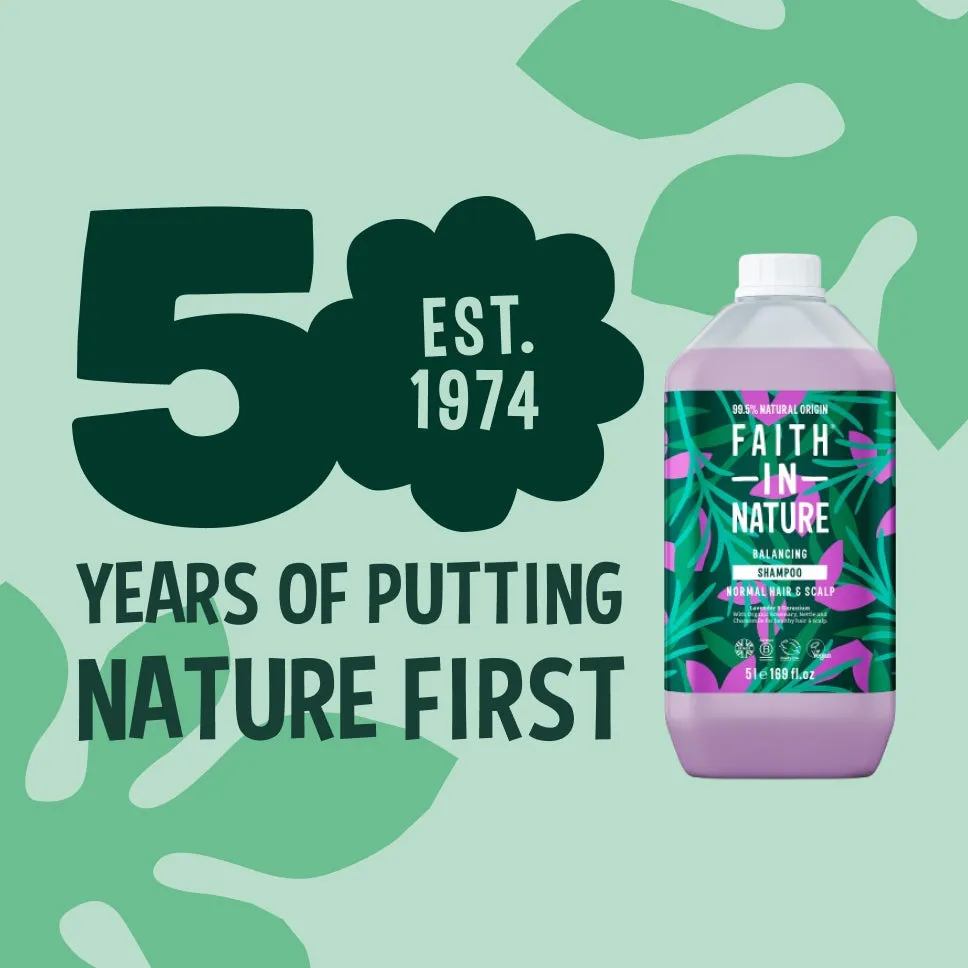 Faith in Nature Lavender & Geranium shampoo 5L normaal haar
