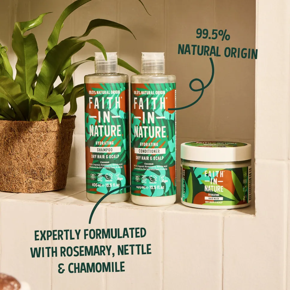 Faith in Nature Coconut conditioner 400ml droog haar