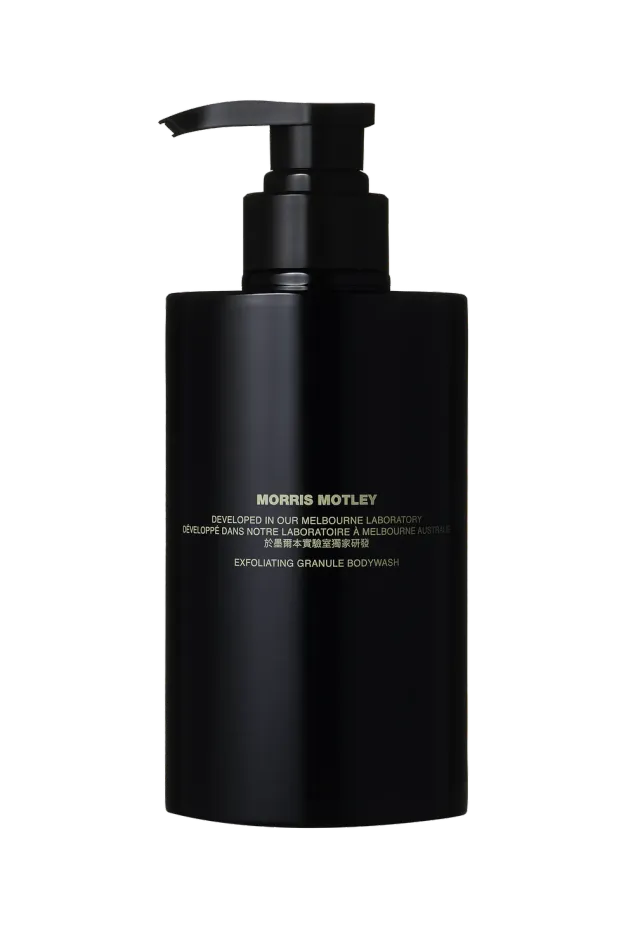 Morris Motley Hinoki scrub bodywash 500ml korrel