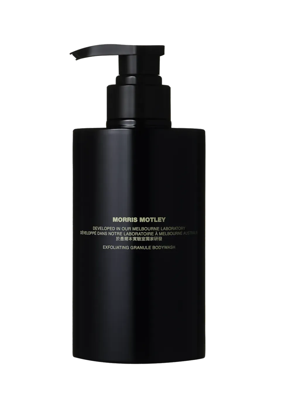 Morris Motley Hinoki scrub bodywash 500ml korrel