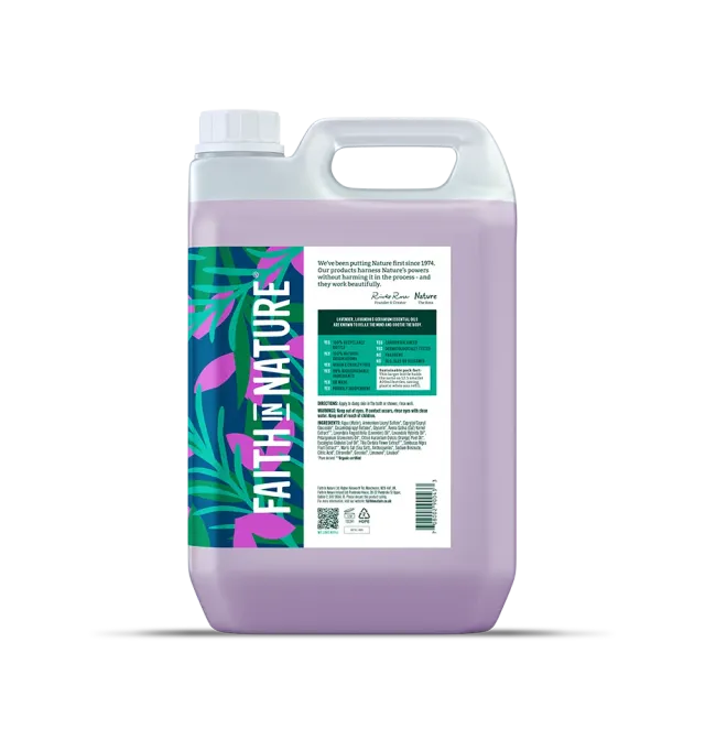 Faith in Nature Lavender & Geranium douchegel 5L navulling
