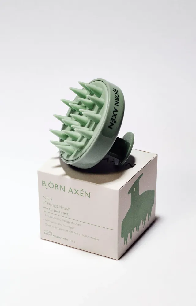Björn Axén Scalp Massage Brush hoofdhuidborstel siliconen