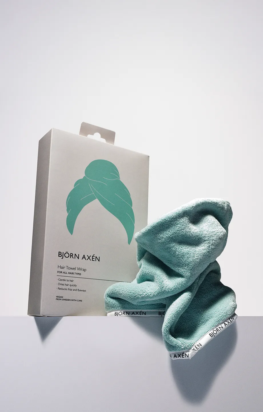 Björn Axén Hair Towel Wrap haarhanddoek groen microvezel
